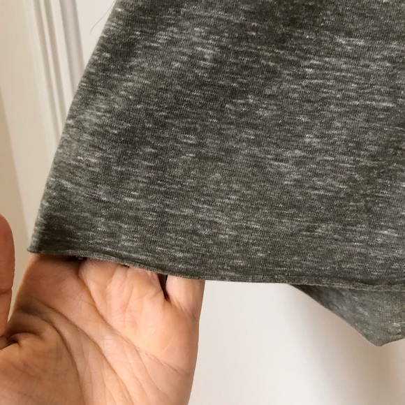 BKE Heathered Olive Lace Up Muscle Tank Top Medium M - Picture 6 of 10